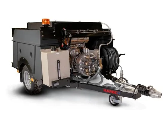 Harben DTK130 Trailer Jetter combining compact efficiency with versatile jetting performance.