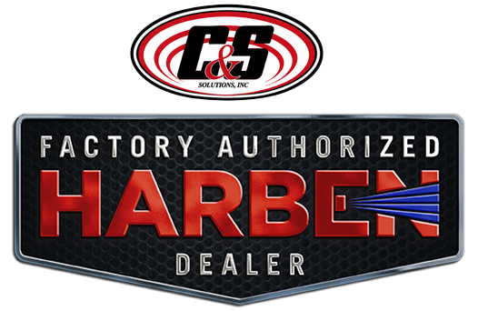 C&S Solutions, Inc. logo above a Factory Authorized Harben Dealer badge.
