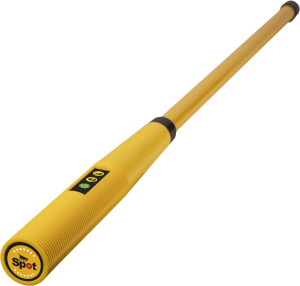 Schonstedt SPOT handheld magnetic locator used for detecting buried iron and steel objects.