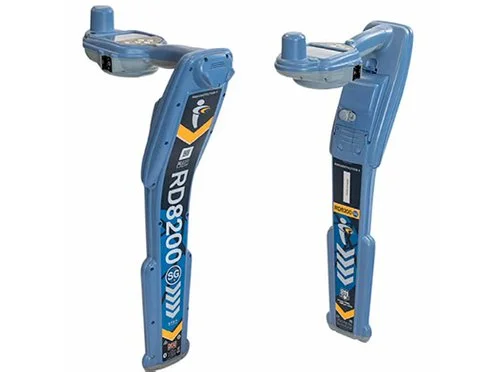 Radiodetection RD8200SG precision locator with integrated GPS and RTK for survey-grade positioning.