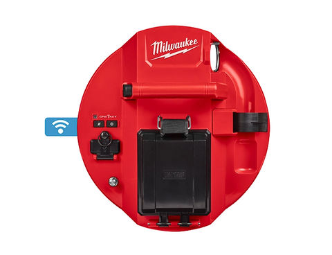 Milwaukee Tools M18 Pipeline battery-powered modular crawler and reel inspection system.
