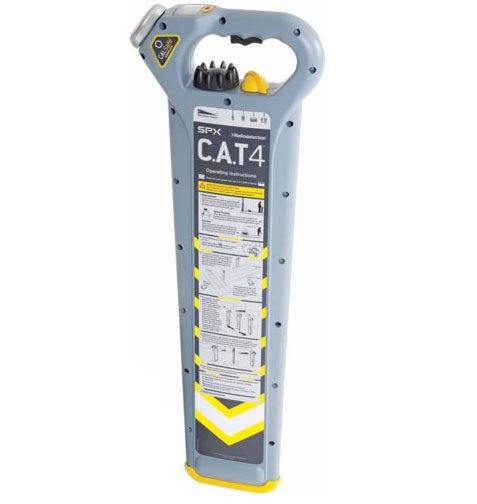Radiodetection CAT4 cable avoidance tool used for detecting buried cables and pipes before excavation.