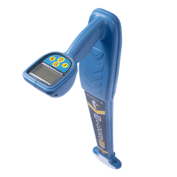 Schonstedt line locator, a single-handed utility line locator used for tracing underground utilities.