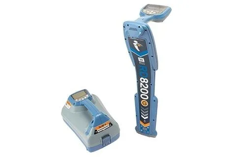 Radiodetection RD8200 precision locator receiver and transmitter with built-in GPS.