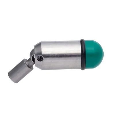 Prototek FM-05 mini 512 Hz sonde transmitter with drophead for locating small cast iron or plastic pipes.
