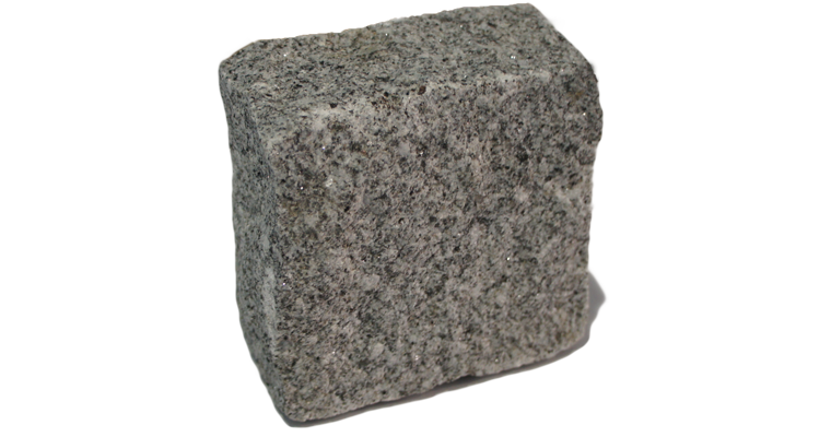 Dalle en granit gris.
