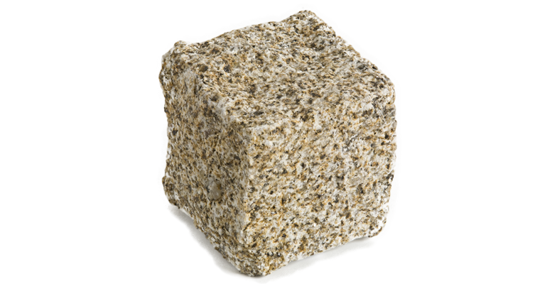 Pavé granit jaune