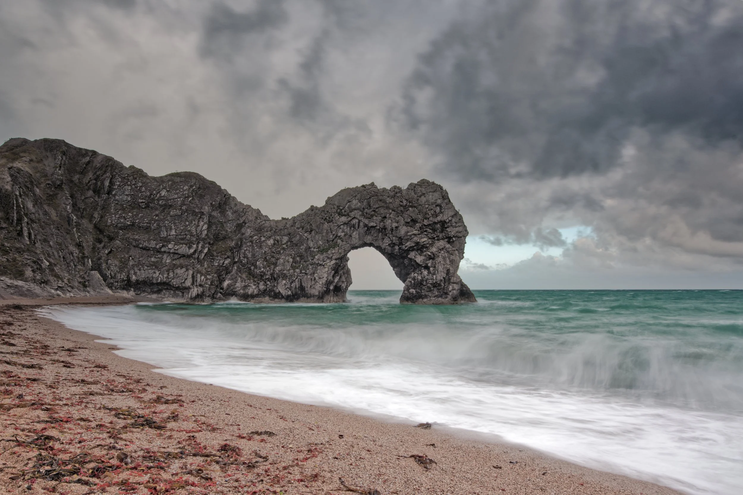 Storm Tide at Durdle Door, Dorset