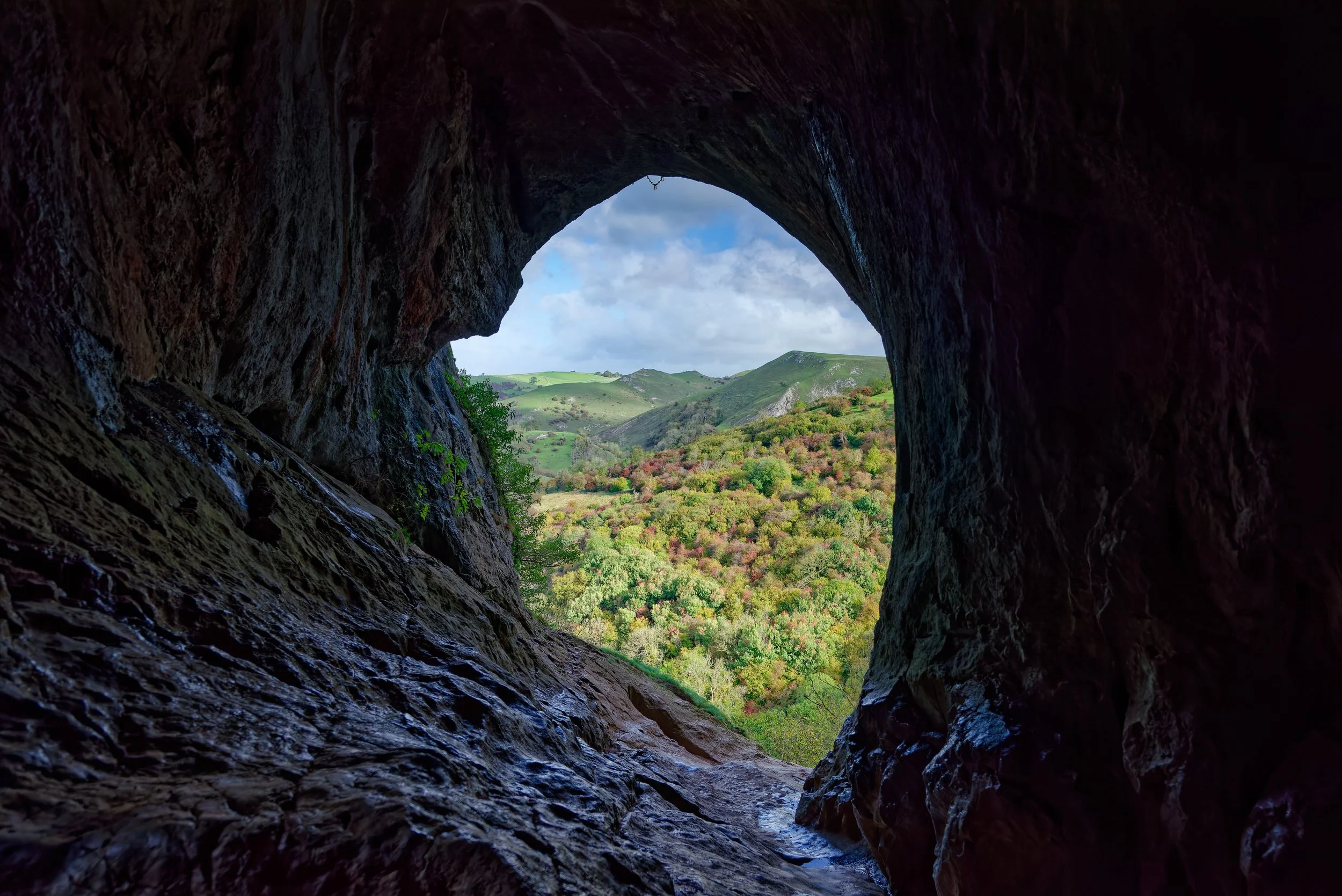 Thor's Cave in Autumn