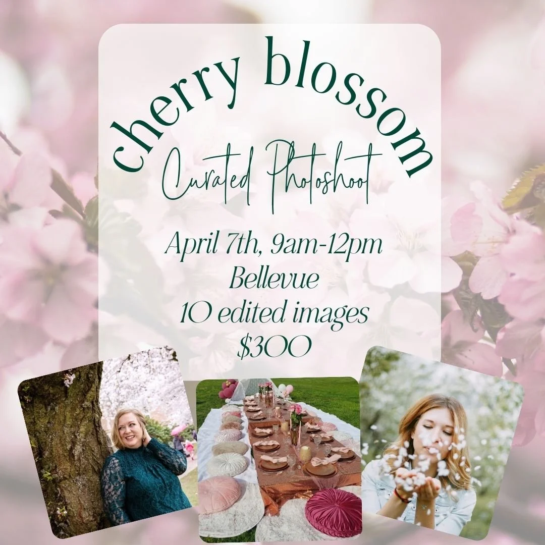 Cherry Blossom Photoshoot