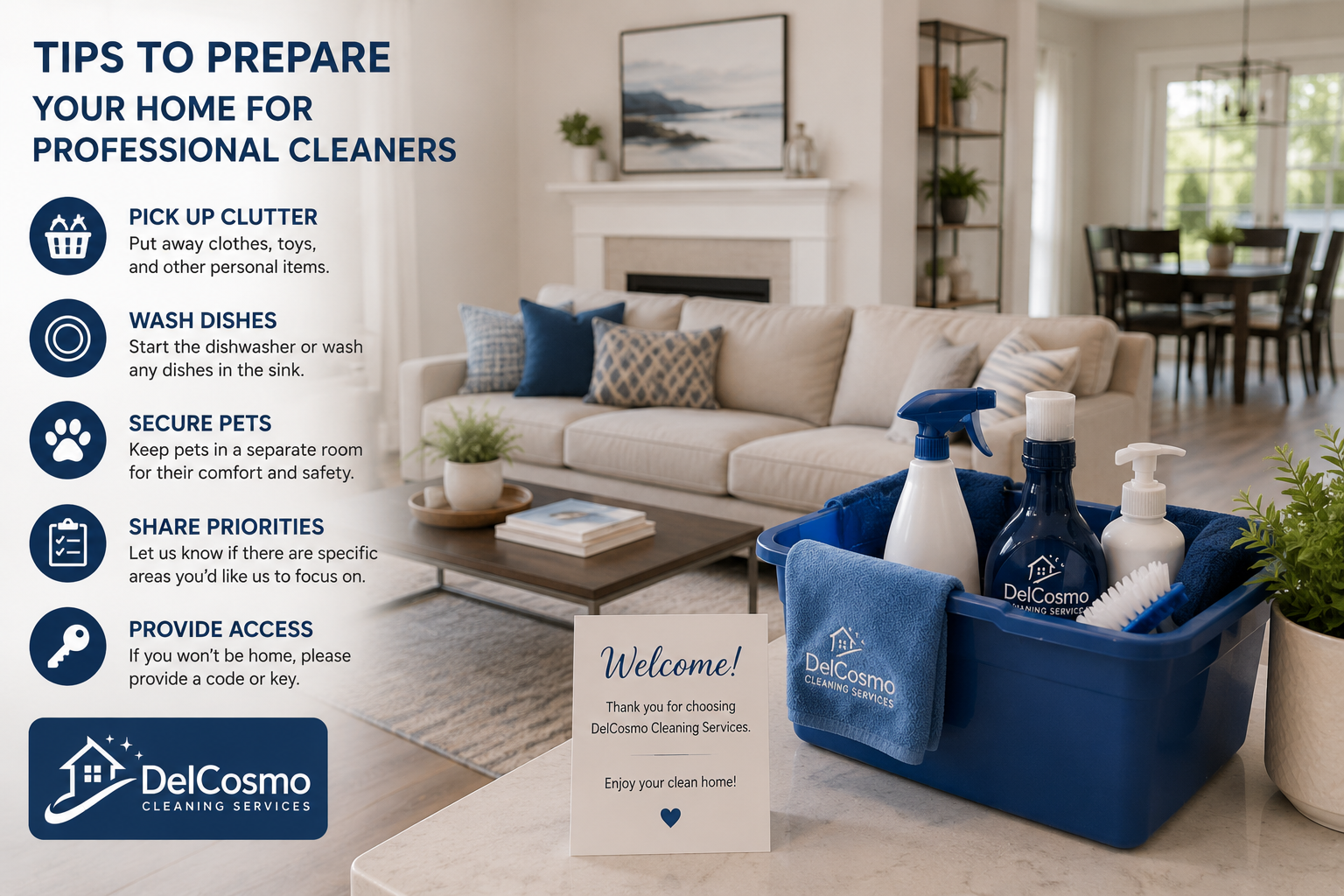How to Prepare Your Home for Professional Cleaners