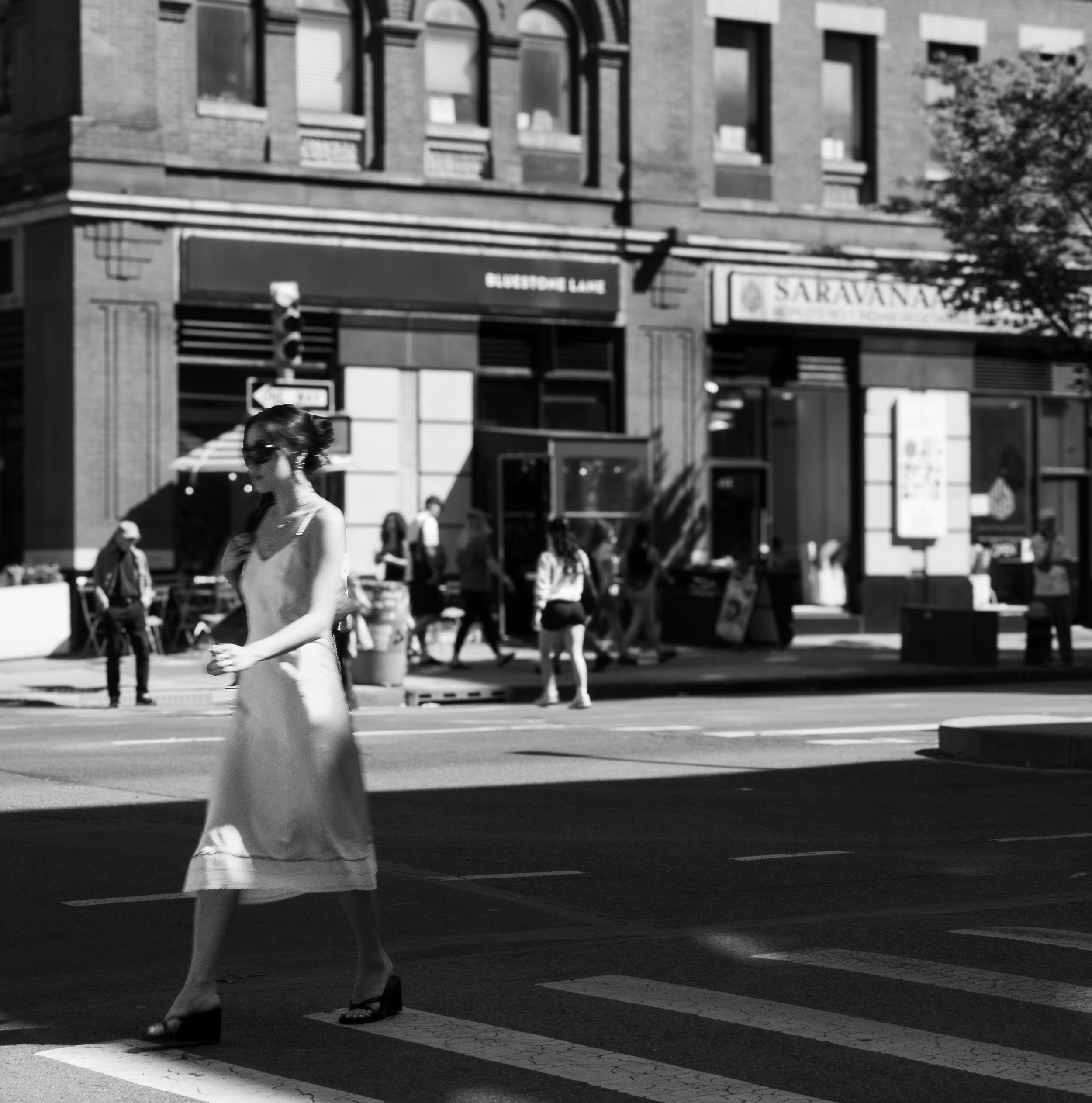 Woman Crossing Duce
