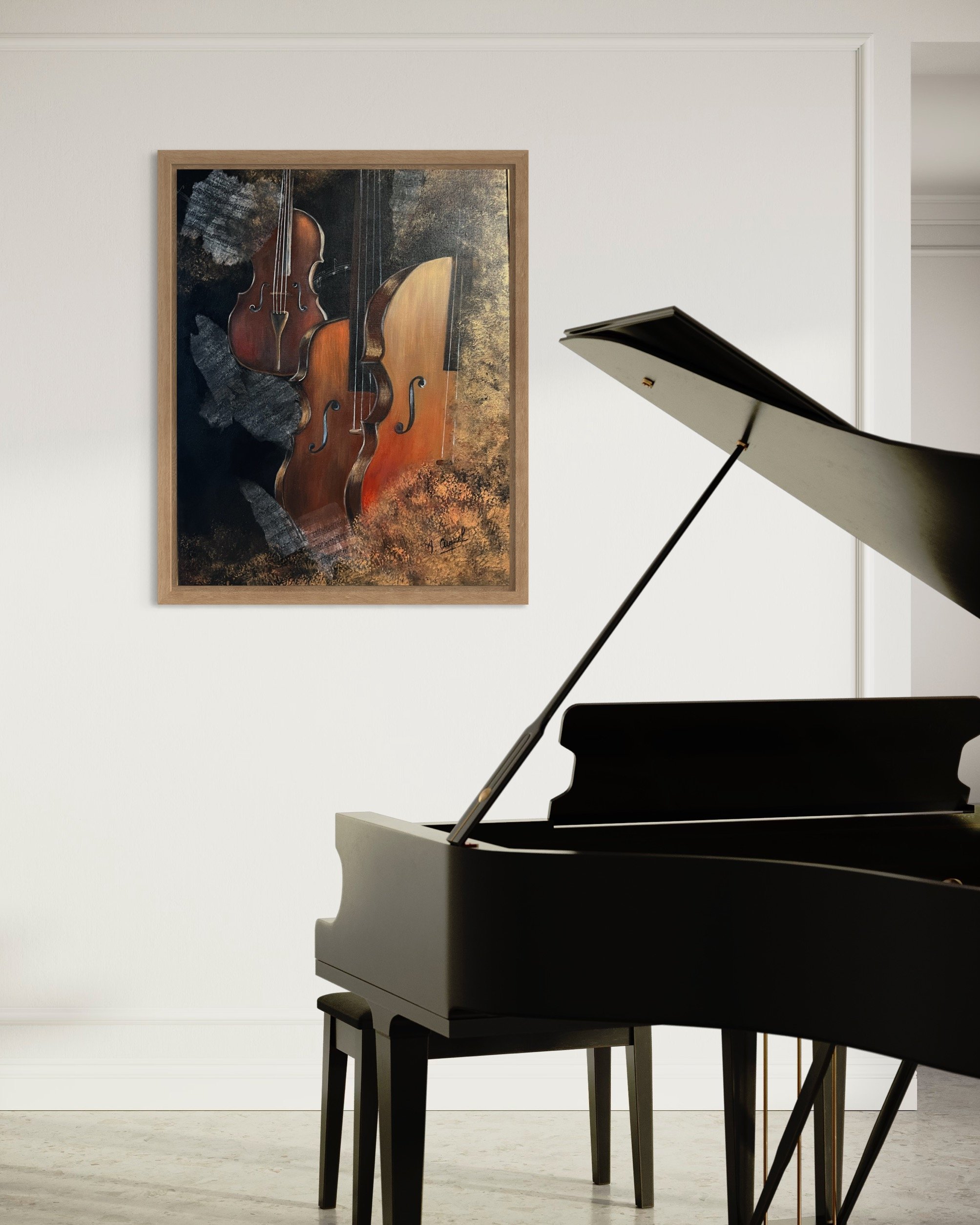Tableau Concerto accroché dans salle piano.JPG