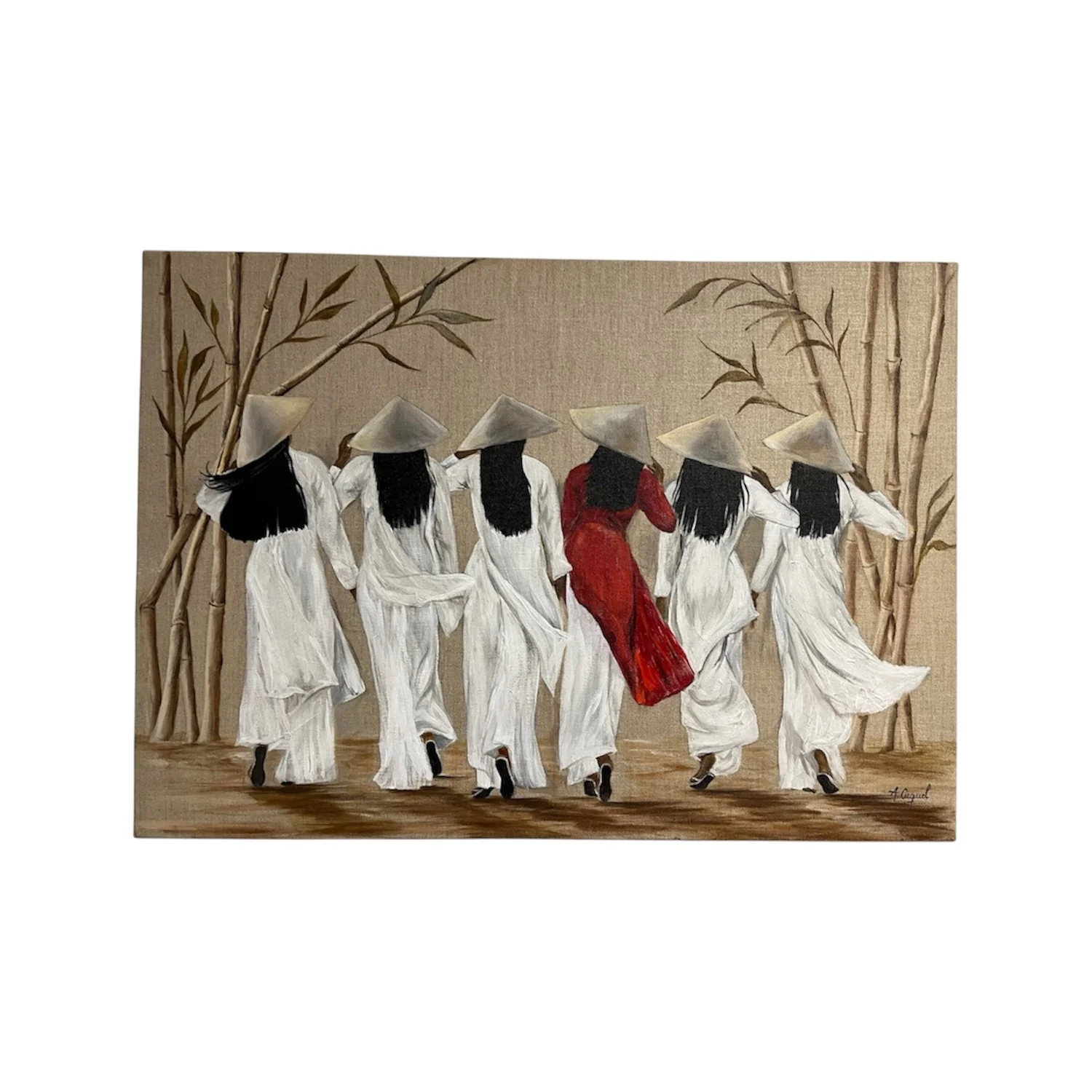 Tableau Acrylique "Élégance Asiatique"