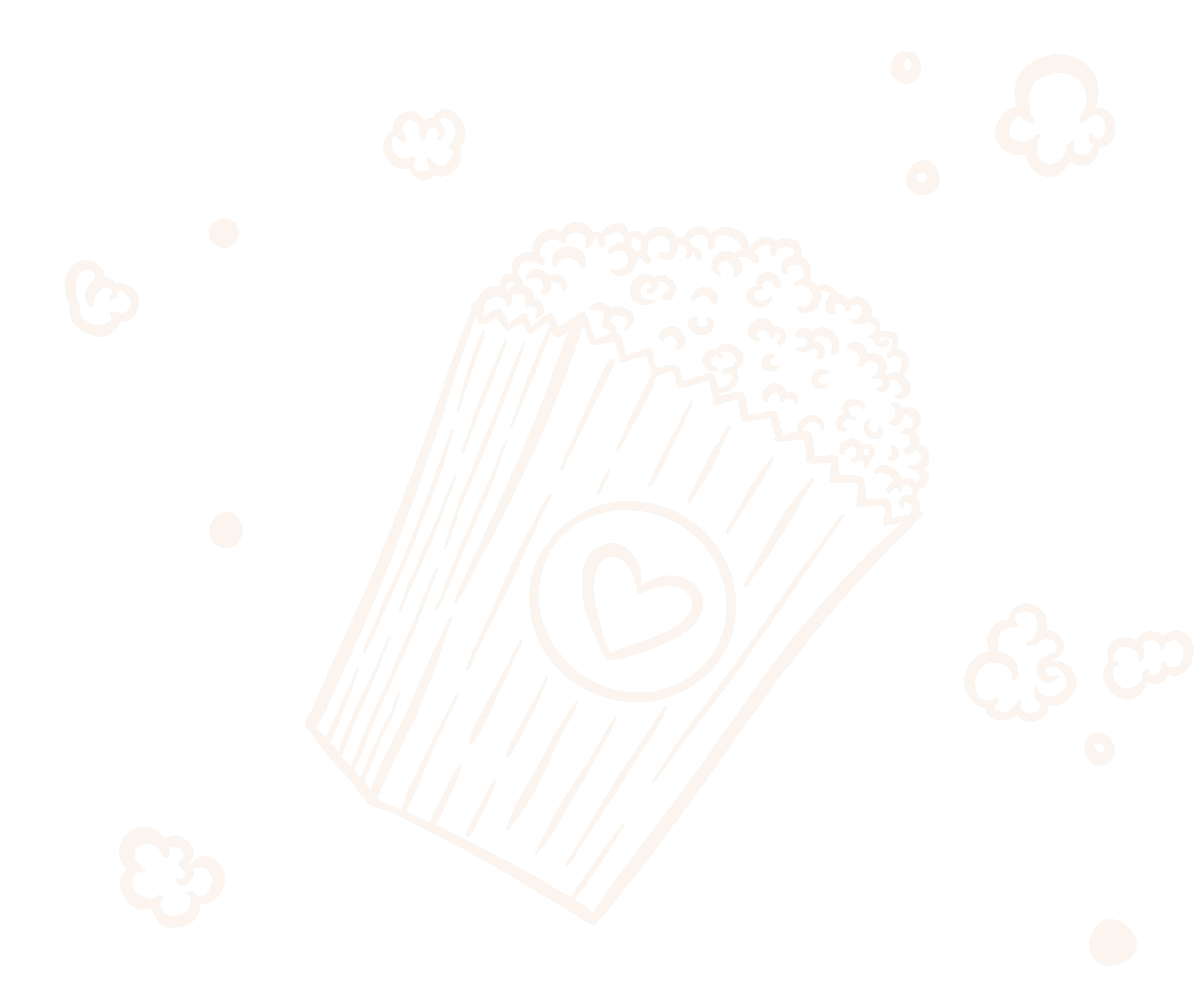 Popcorn design.