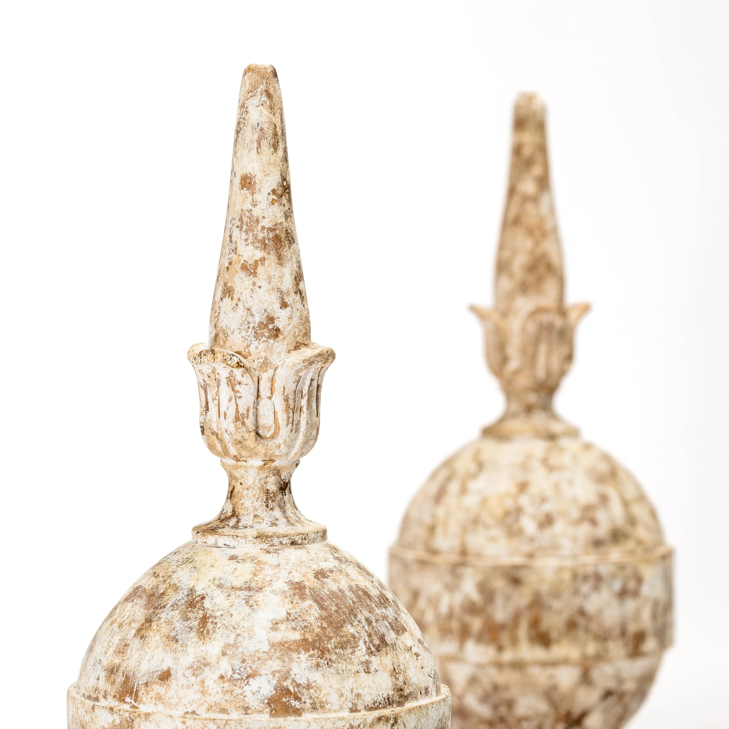 Pair of Antique Finials