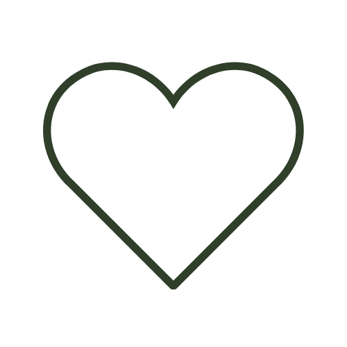 Outline of a heart shape