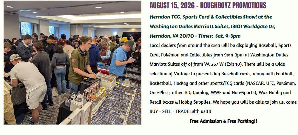 HERNDON TCG, Sports Card &amp; Collectibles SHOW