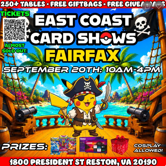 Pokémon & Sports Card Show - Fairfax, VA - September 20, 2026