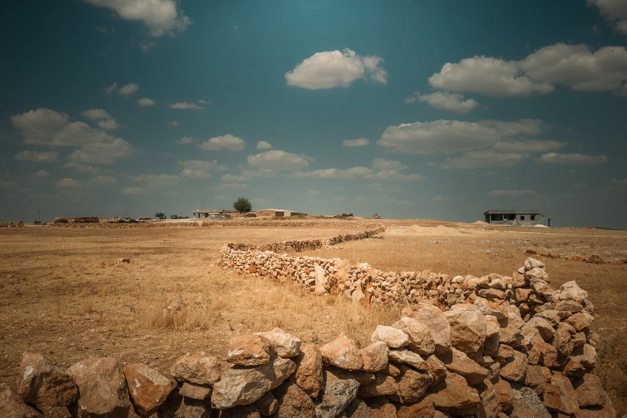 The division of land reflects generations of decisions about cultivation, grazing and ownership.