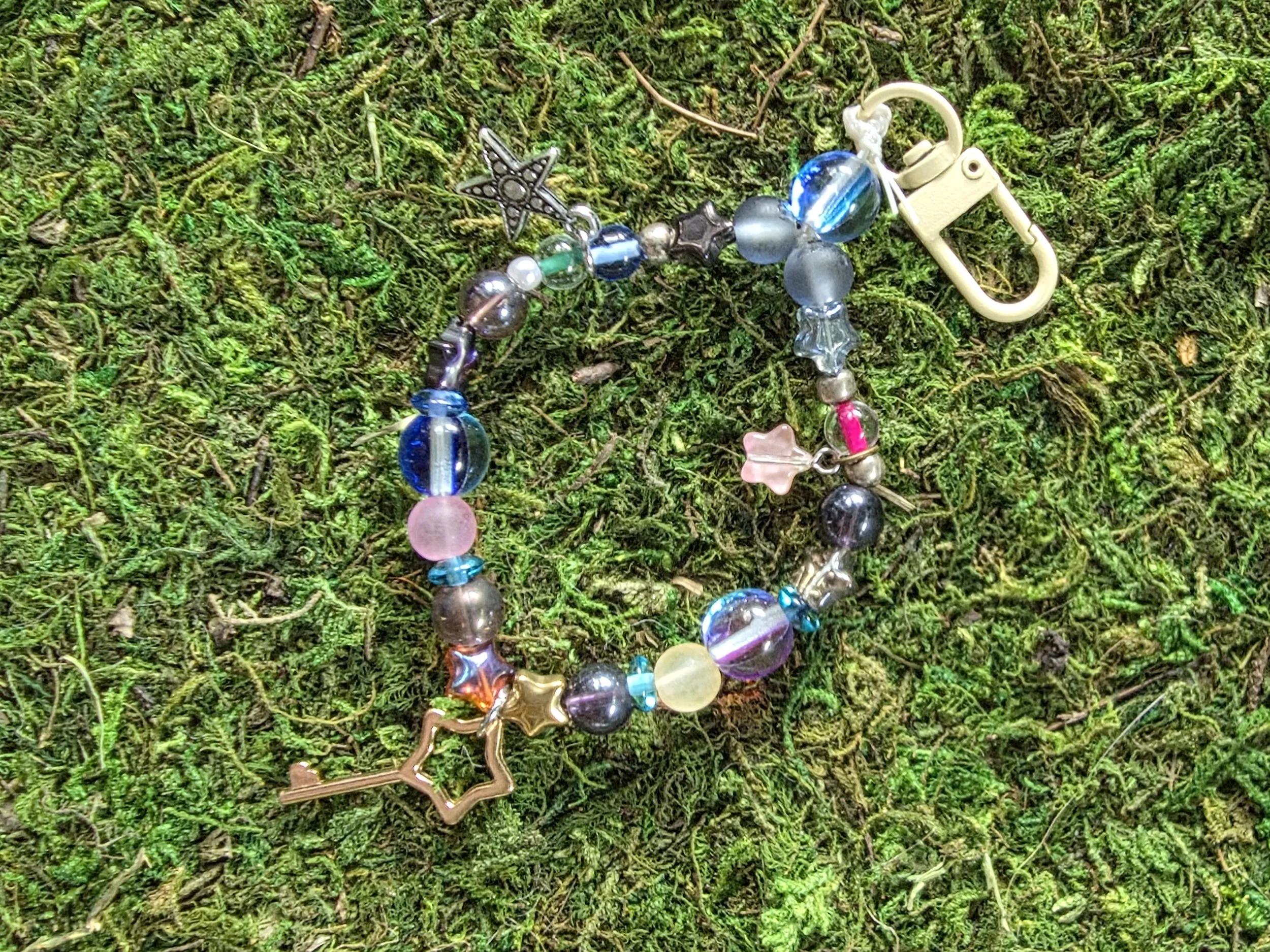 Key to the Stars Phone Charm