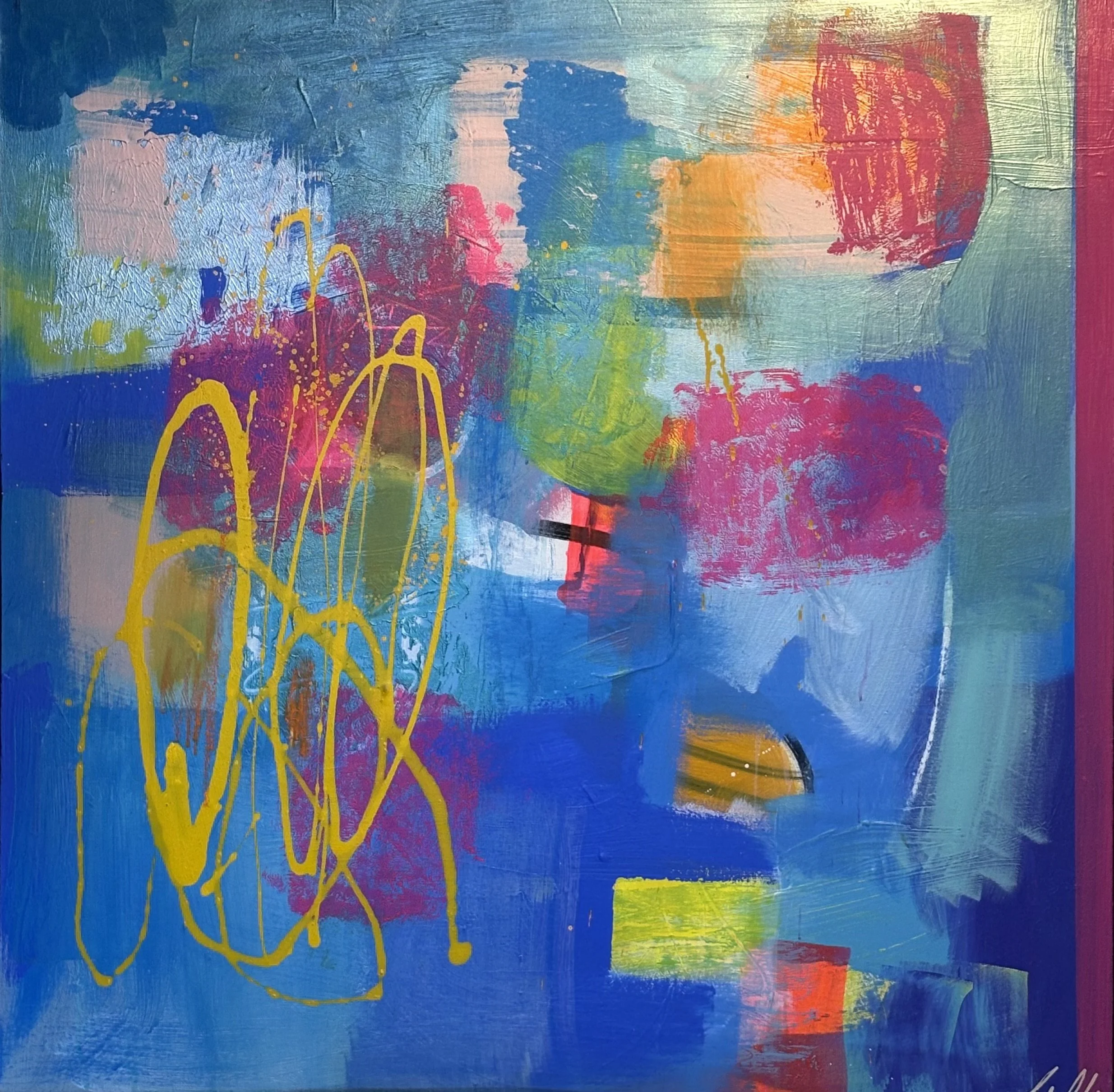 Stimulated Blue Hues Series #3
