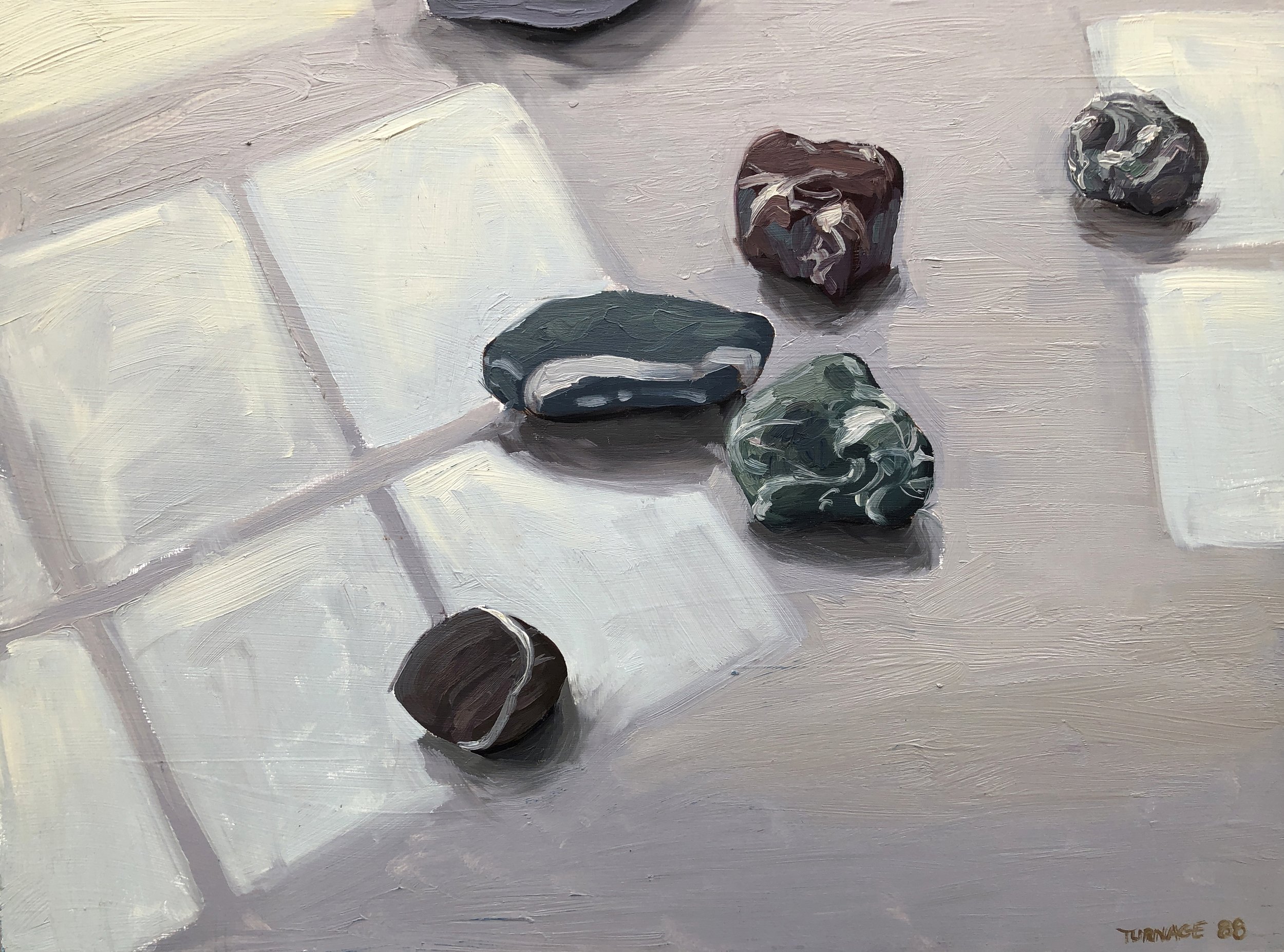 Sea Rocks (1988) 12 x 16 inches
