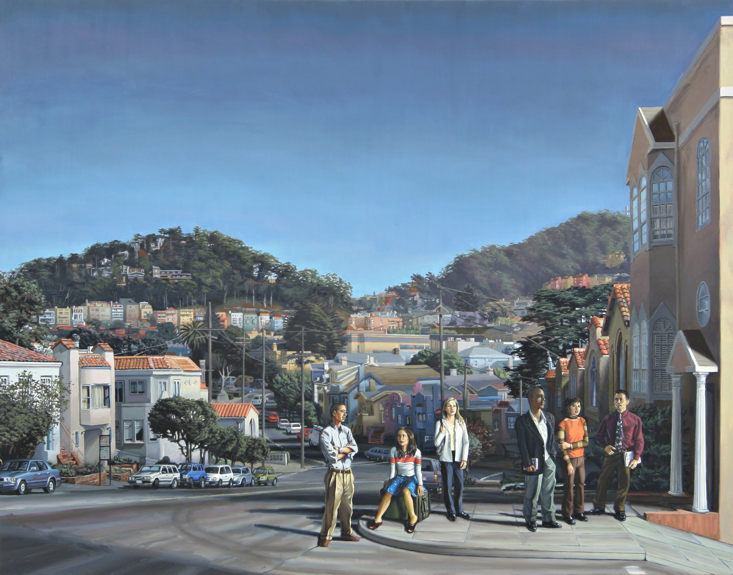 West Portal (2006) oil on canvas 44 x 56 inches