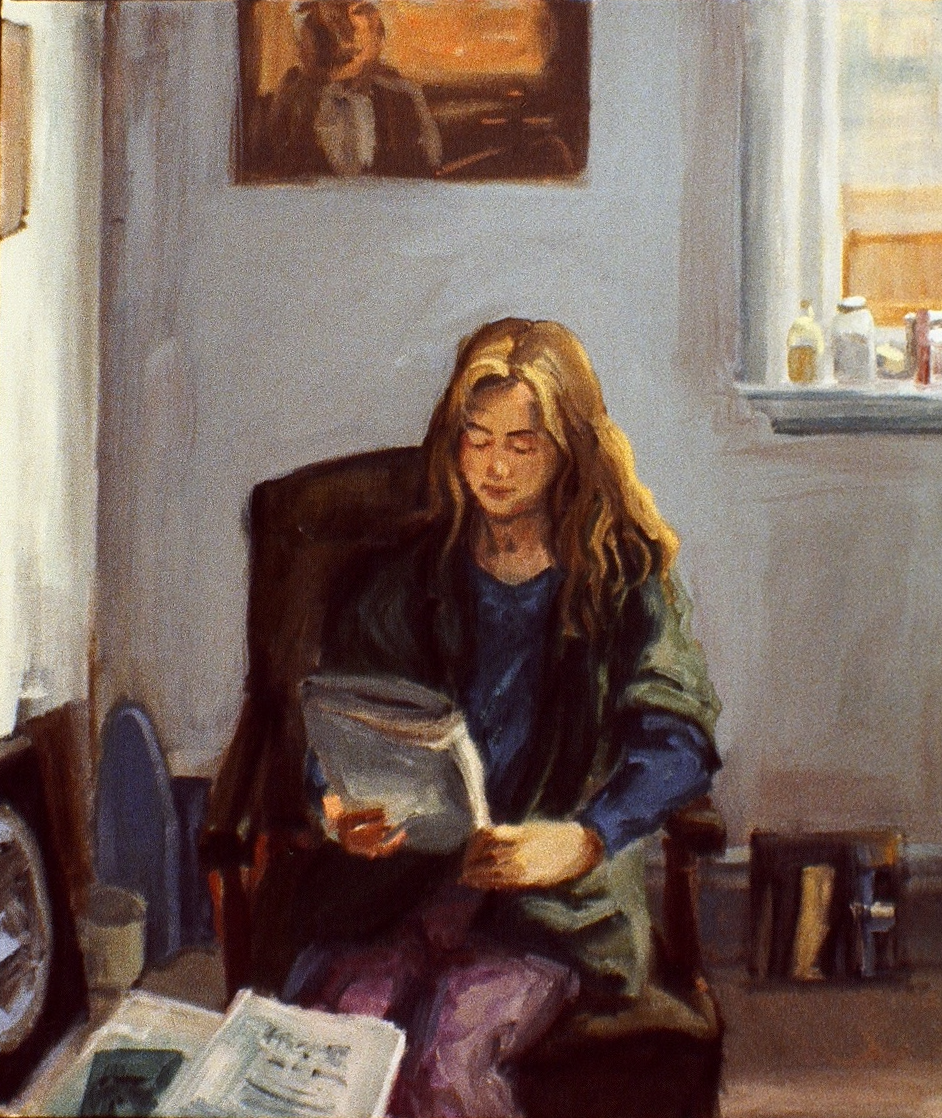 Ann Reading (1984) oil on canvas 24 x 30 inches