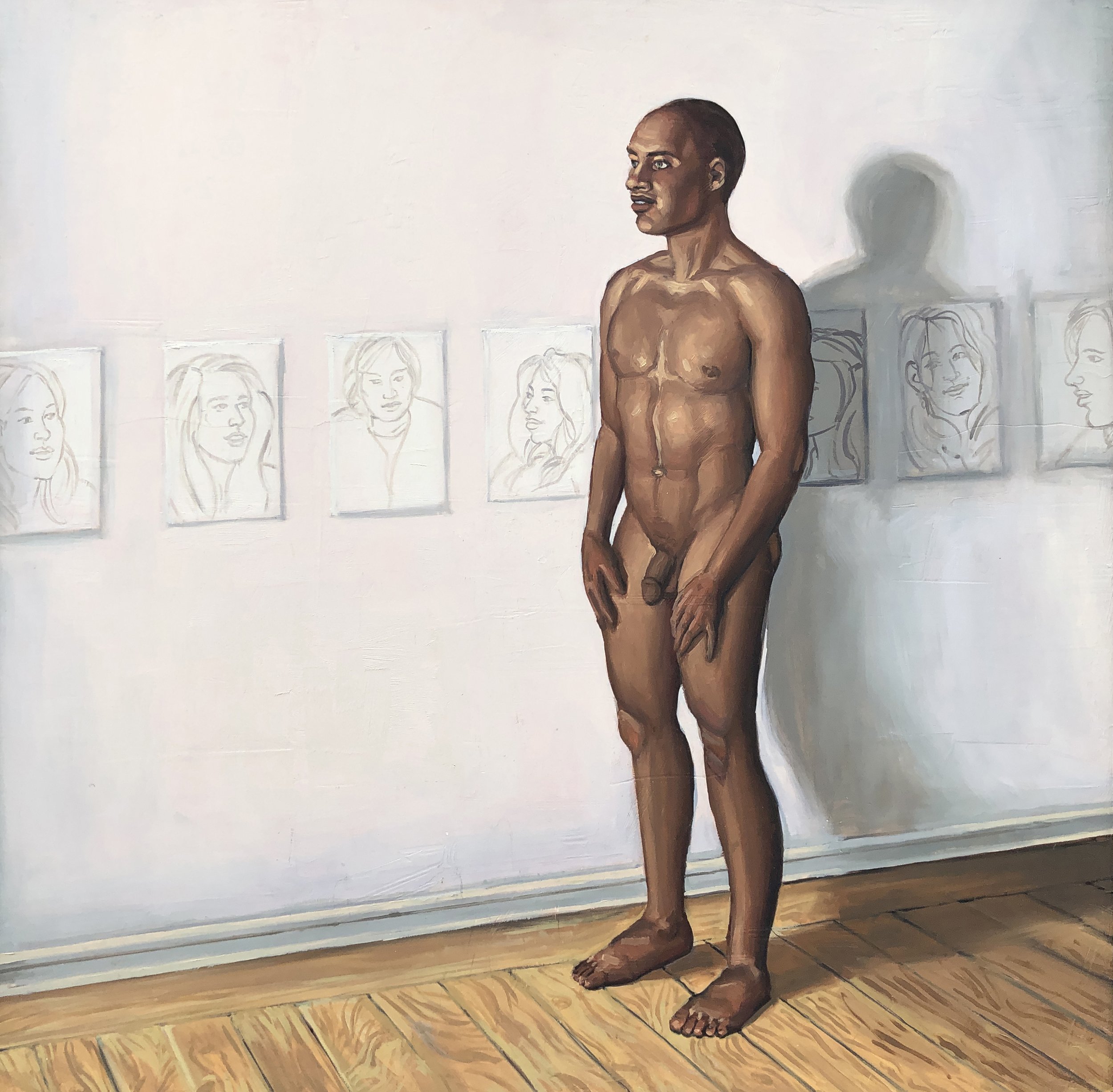 Walter (1999) oil on panel 24 x 24 inches