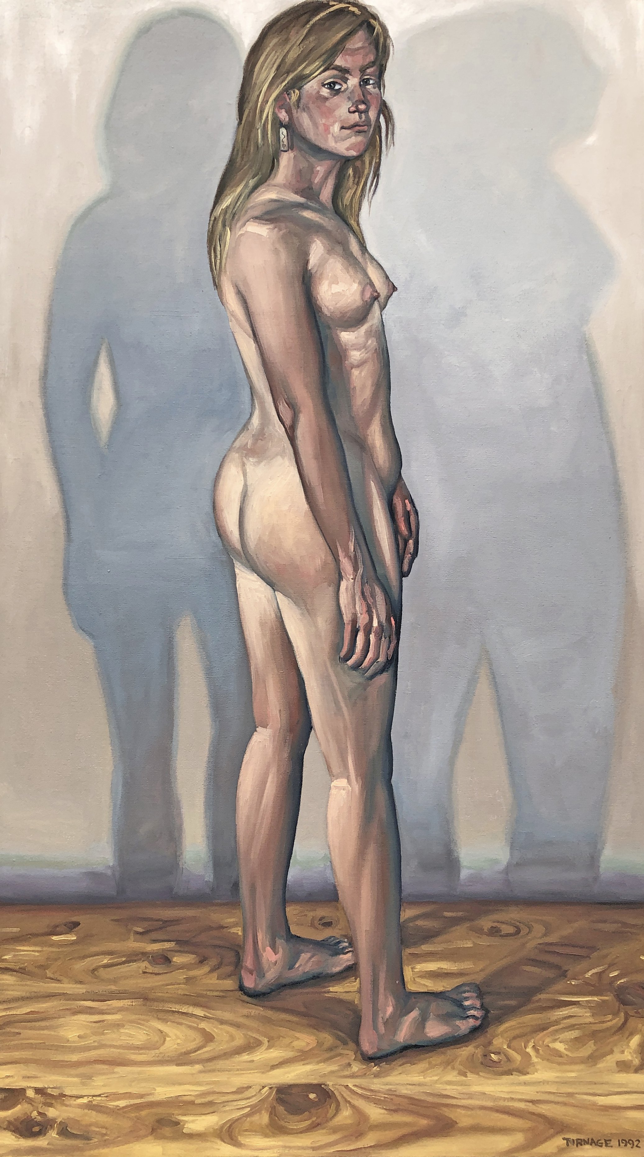 Jennifer (1992) oil on canvas 50 x 28 inches