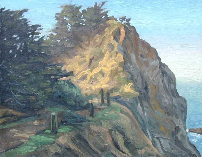 Pyramid - Dead Man’s Point (1989) oil on panel 16 x 20 inches