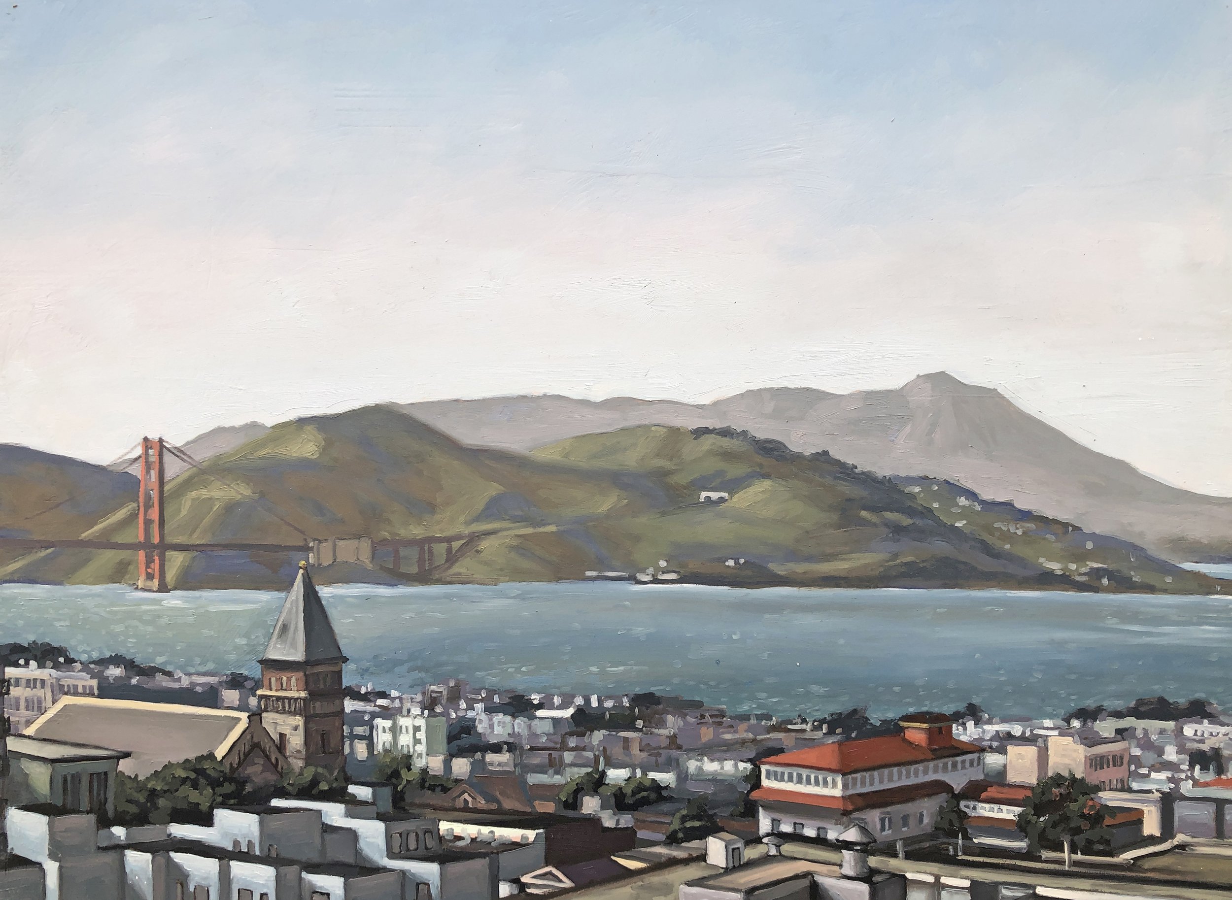 North Bay (1999) oil on panel 18 x 24 inches