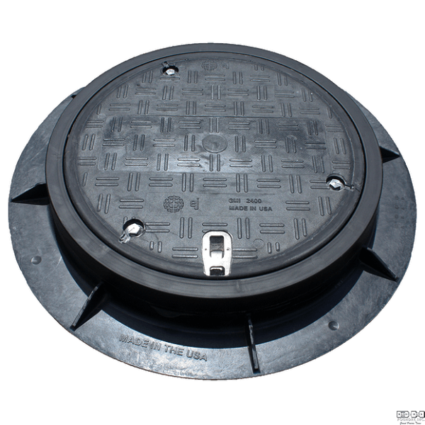 2400 24″ Composite Manhole Ring and Locking Cover