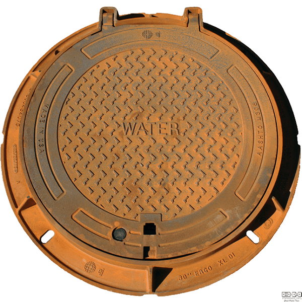 HM-30® Hinged Locking Manhole Cover Water