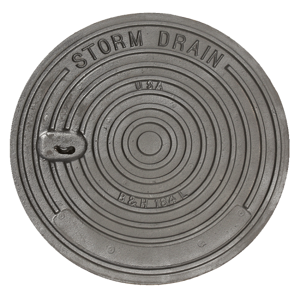 B&H® 184L® Locking Inlet Cover Storm Drain