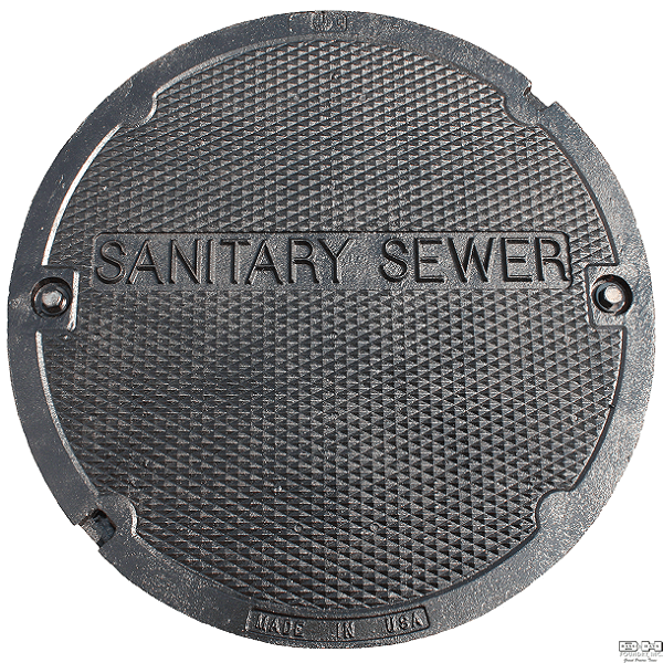 V-1480 CAM LOCK Manhole Cover Sanitary Sewer
