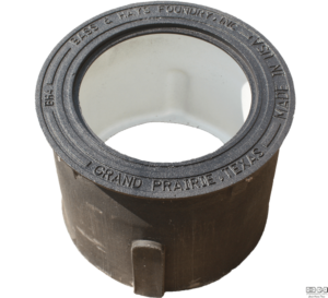 BH® P34P14D HDPE Plastic Enclosure with BH4® Cast Iron Ring