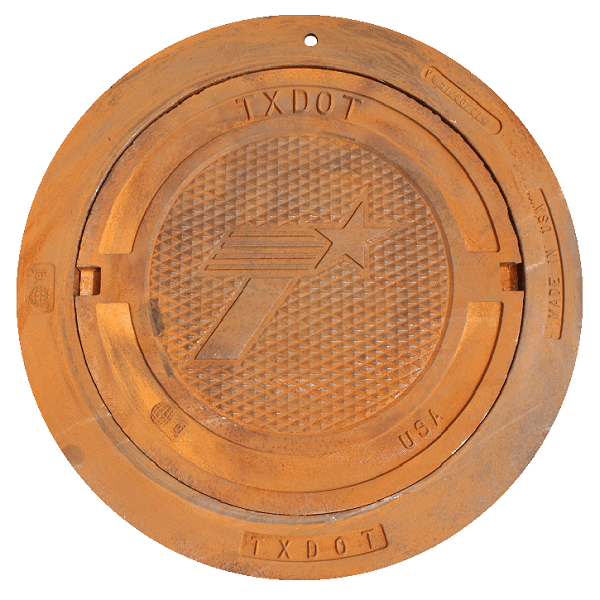 V1418/V1814 TxDOT Logo Non-Traffic Access Cover
