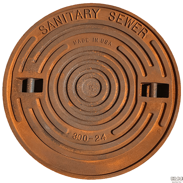 300-24® Manhole Cover Sanitary Sewer