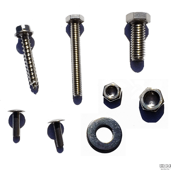 Meter Box Replacement Bolts, Washers, Nuts, Screws & Rivets
