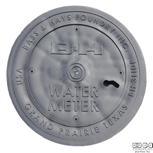 BH® 3LIDP® 12″ Locking HDPE Plastic Water Meter Cover