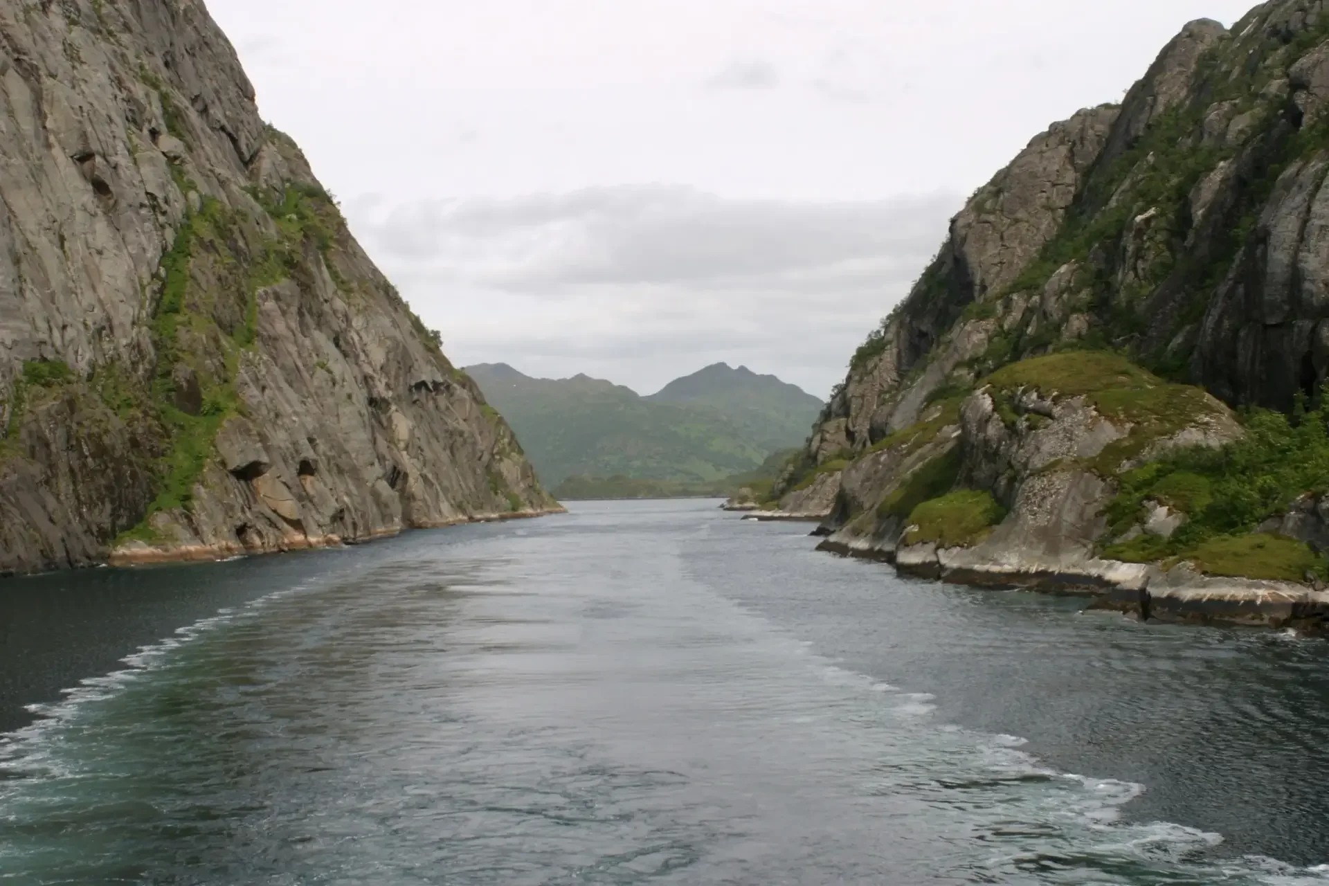  Trollfjord besöks bara när vädret är tjänligt. 