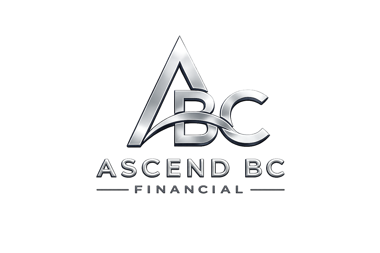 Logo of Ascend BC Financial featuring a stylized 'ABC' with a mountain peak design, the text 'ASCEND BC' below, and 'FINANCIAL' underneath.