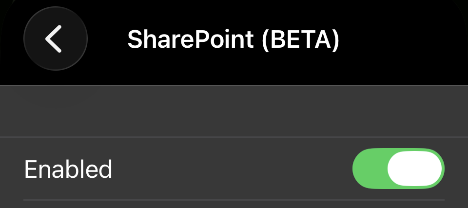 CAPTOR (iOS) v 5.5.6 SharePoint Backup Option &amp; New Content Import Method