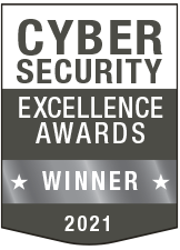 Cybersecurity Excellence Awards Winner badge for 2021