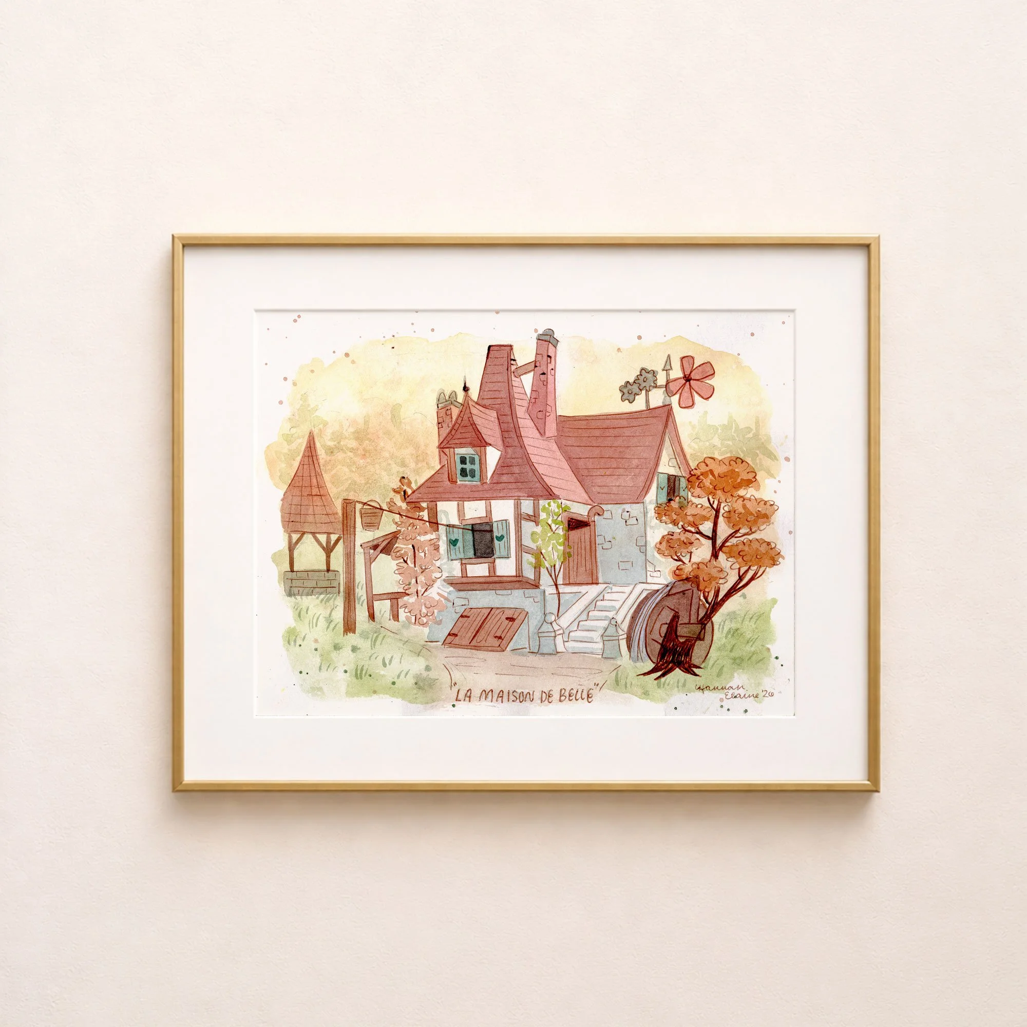 "La Maison de Belle" Limited Edition Fine Art Print