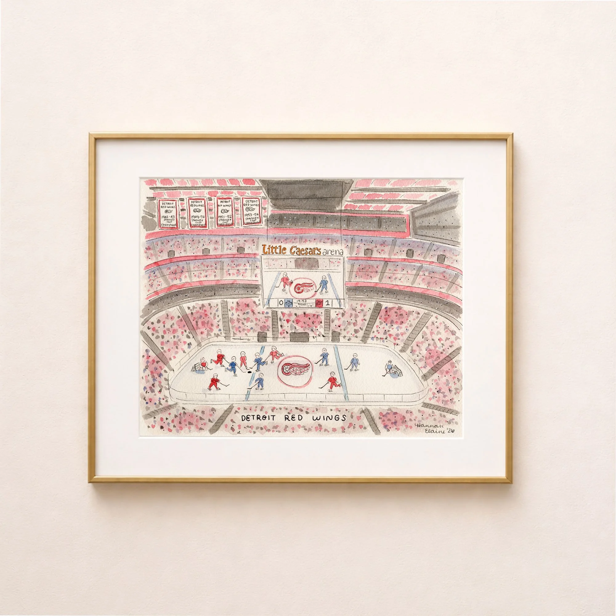 "Red Wings at LCA" Fine Art Print