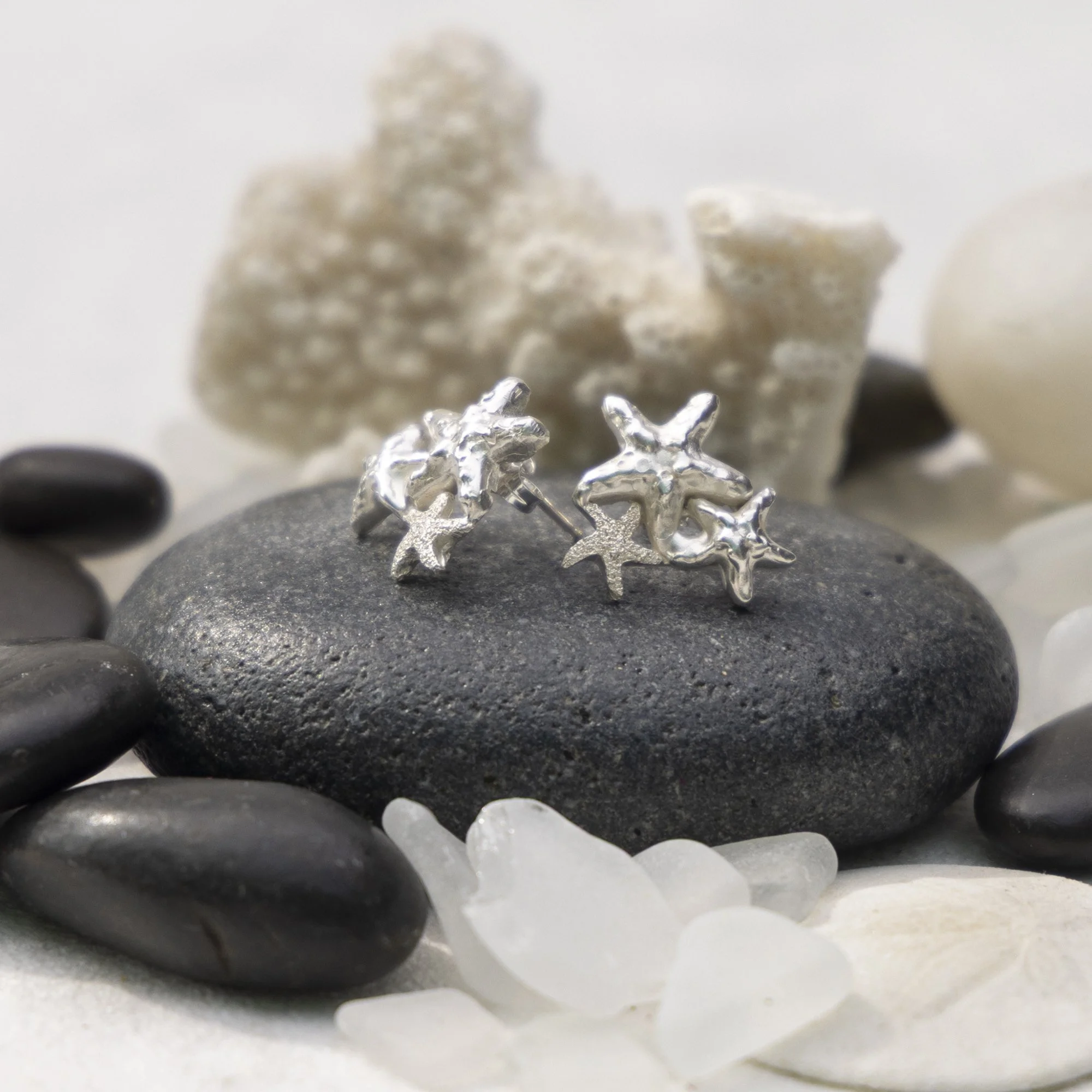 Starfish Cluster Earrings