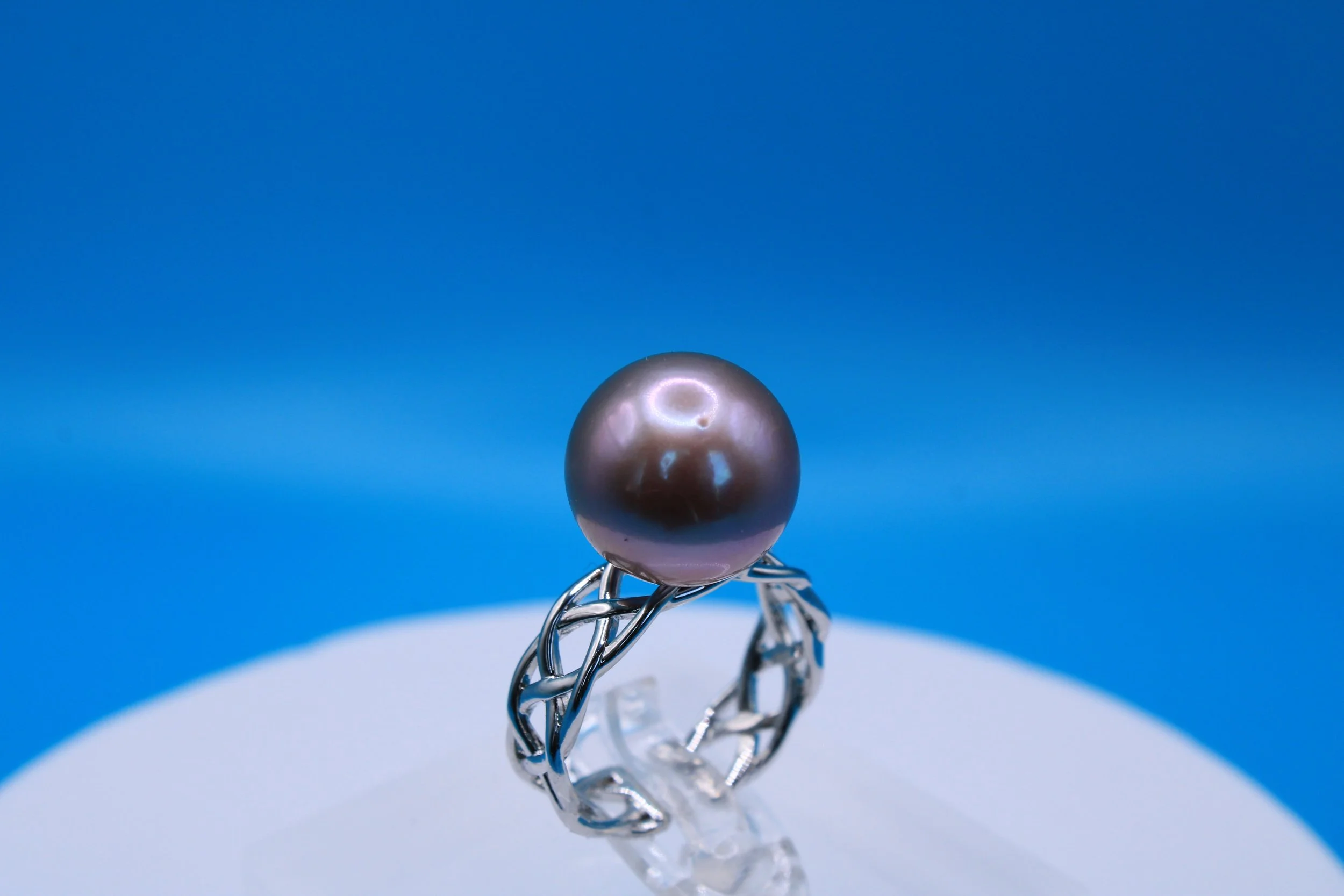 Braided Blush Ring